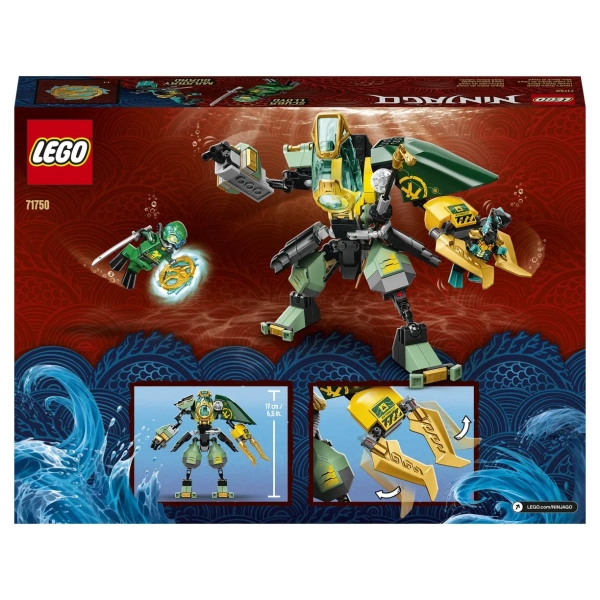 Конструктор LEGO NINJAGO 71750 Водный робот Ллойда