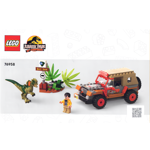 Конструктор LEGO Jurassic World 76958 Засада Дилофозавра