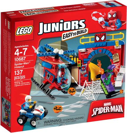 Конструктор LEGO Juniors 10687 Убежище Человека-паука