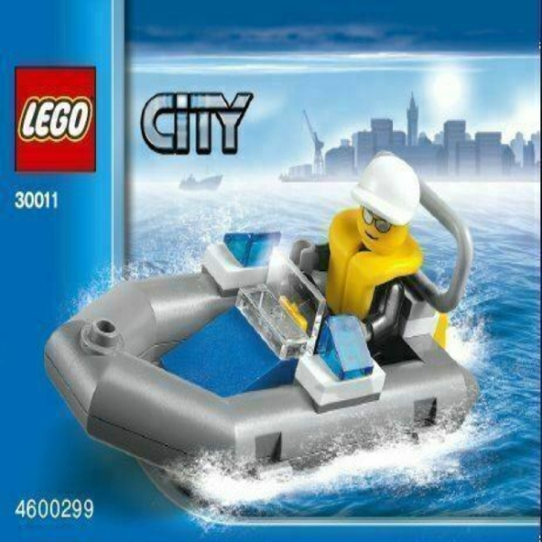 Конструктор LEGO City 30011 Полицейская лодка