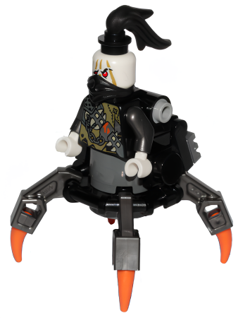 Минифигурка Lego Daddy No Legs - Black Round Tiles njo468a