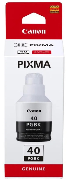Чернила Canon GI-40BK (3385C001), для Canon Pixma G5040, G6040, черный