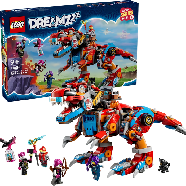 Конструктор LEGO Dreamzzz 71484 Диноробот Купера C-Rex