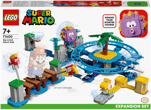 Конструктор LEGO Super Mario 71400 Дополнительный набор: Пляжное веселье огромного ежа