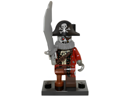 Минифигурка Lego Zombie Pirate, Series 14 col14-2 71010 U