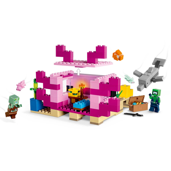 Конструктор LEGO Minecraft 21247 Дом Аксолотля