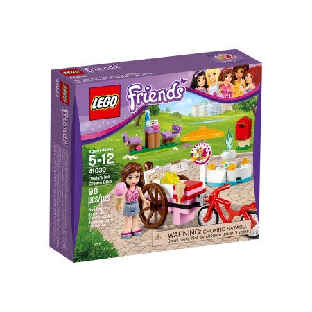 Конструктор LEGO Friends 41030 Оливия и велосипед с мороженым