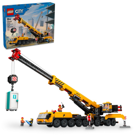 Конструктор LEGO City 60409 Желтый передвижной строительный кран