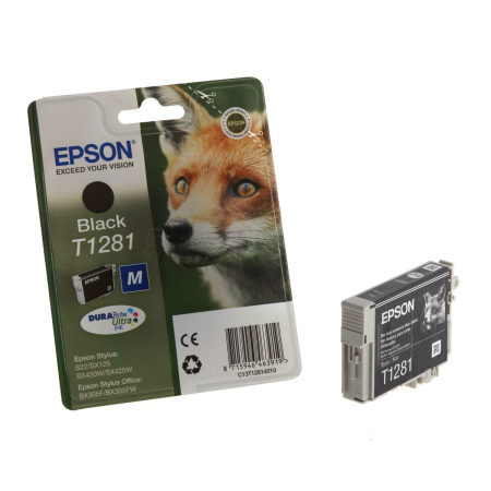 Картридж Epson C13T12814011 T1281 Black черный