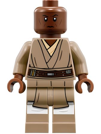 Минифигурка Lego Star Wars Mace Windu (Dark Tan Legs) sw0889