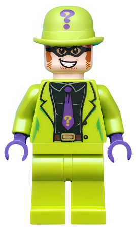 Минифигурка Lego The Riddler - Black Shirt and Dark Purple Tie sh593