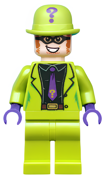 Минифигурка Lego The Riddler - Black Shirt and Dark Purple Tie sh593