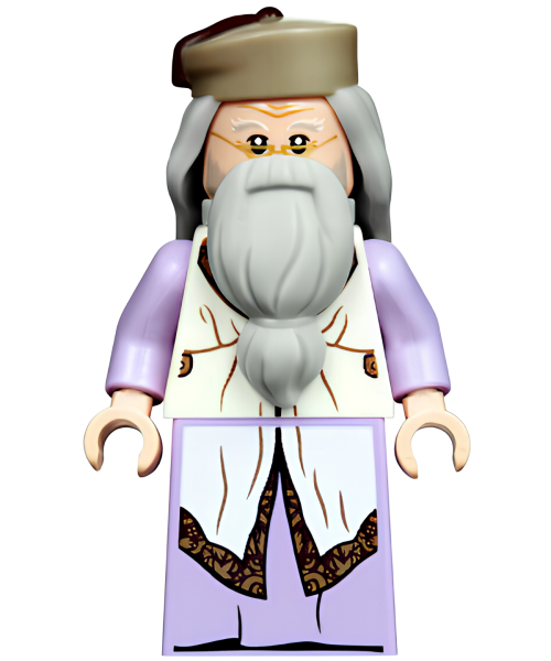 Минифигурка Lego Harry Potter Albus Dumbledore - Lavender Robe, Dark Tan Hat hp190