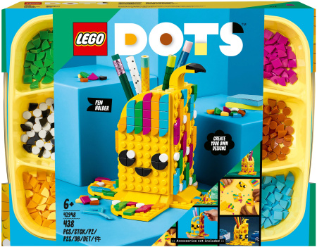 Конструктор LEGO DOTS 41948 Подставка для карандашей: Милый банан