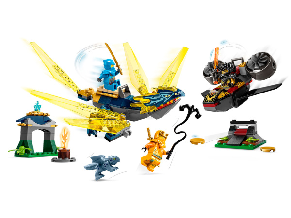 Конструктор Lego Ninjago 71798  Битва детеныша дракона Нии и Арин