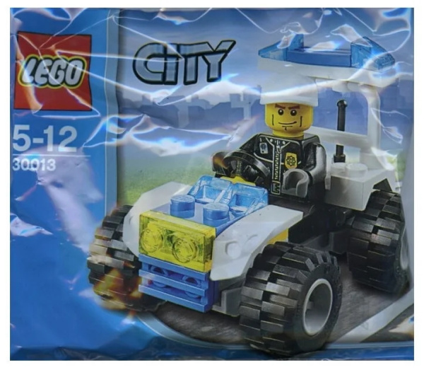 Конструктор LEGO City 30013 Полицейский квадроцикл