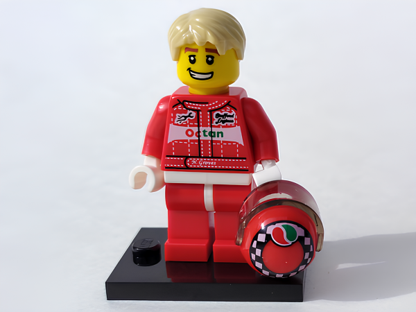 Минифигурка LEGO Collectible 8803 Race Car Driver col03-11 U