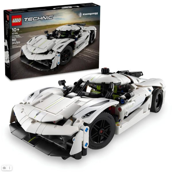 Конструктор LEGO Technic 42184 Гиперкар Koenigsegg Jesko Absolut White