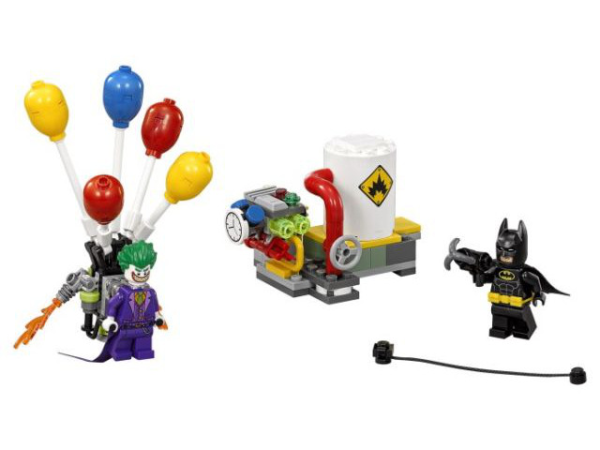 Конструктор LEGO The Batman Movie 70900 Побег Джокера на воздушных шариках USED