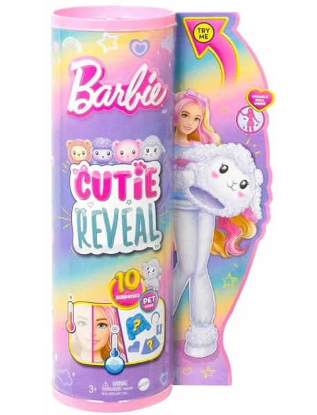 Кукла Barbie Cutie Reveal 2023 - ягнёнок HKR03