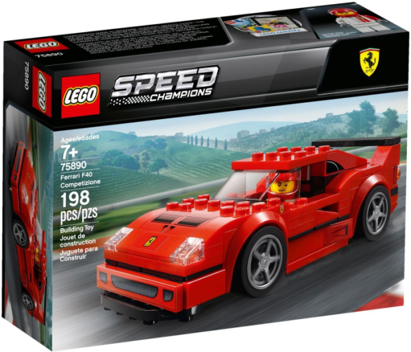 Конструктор LEGO Speed Champions 75890 Автомобиль Ferrari F40 USED