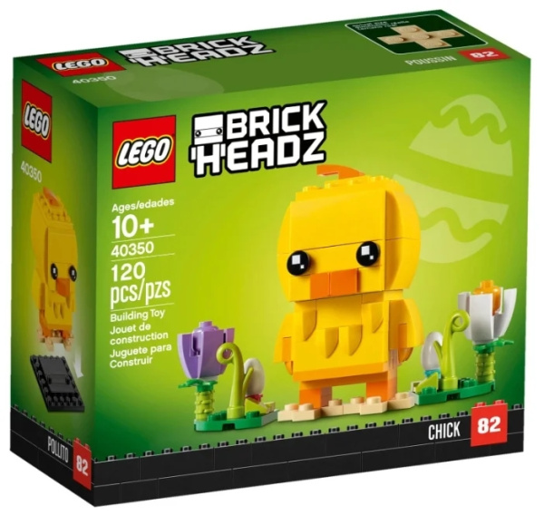 Конструктор LEGO BrickHeadz 40350 Пасхальный цыплёнок