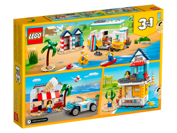 Конструктор LEGO Creator 31138 Пляжный фургон для кемпинга