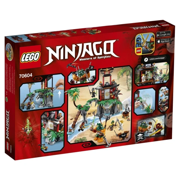 Конструктор LEGO Ninjago 70604 Остров Тигриных вдов