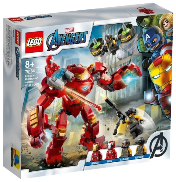 Конструктор LEGO Marvel Super Heroes 76164 Avengers Movie 4 Халкбастер против агента А.И.М.