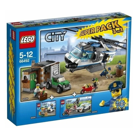 Конструктор LEGO City 66492 Полиция 3в1