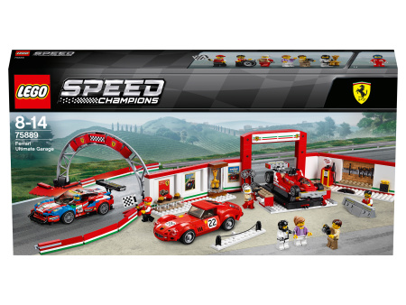 Конструктор LEGO Speed Champions 75889 Гараж Ferrari