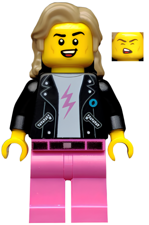 Минифигурка LEGO 80s Musician, Series 20 col371 U