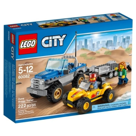 Конструктор LEGO City 60082 Перевозчик песчаного багги