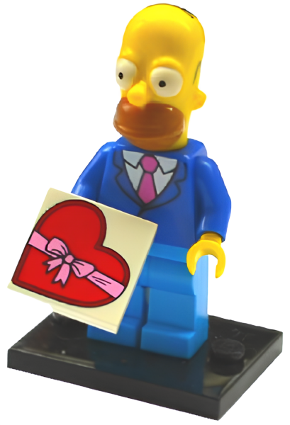 Минифигурка Lego Date Night Homer, The Simpsons, Series 2 colsim2-1 N