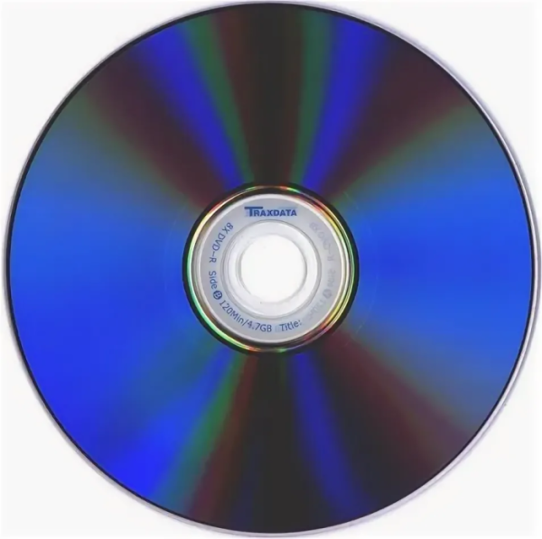 Диск DVD+R Traxdata 9,4Gb двухсторонний 1шт slim