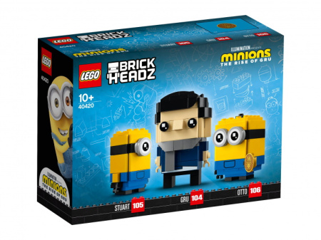 Конструктор Lego BrickHeadz 40420 Грю, Стюарт и Отто