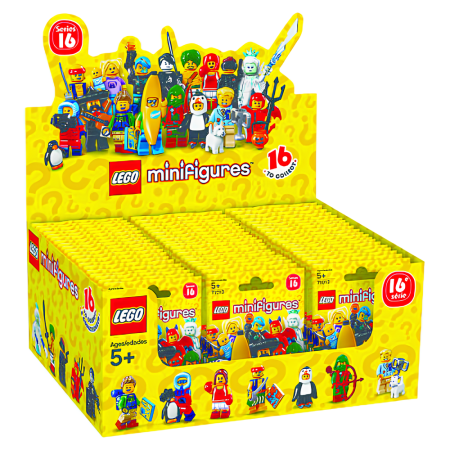 Конструктор LEGO Minifigure 6138974 Series 16 (Box of 60) (60 минифигурок  71013 в коробке)