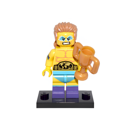 Минифигурка LEGO 71011 Wrestling Champion col15-14 U