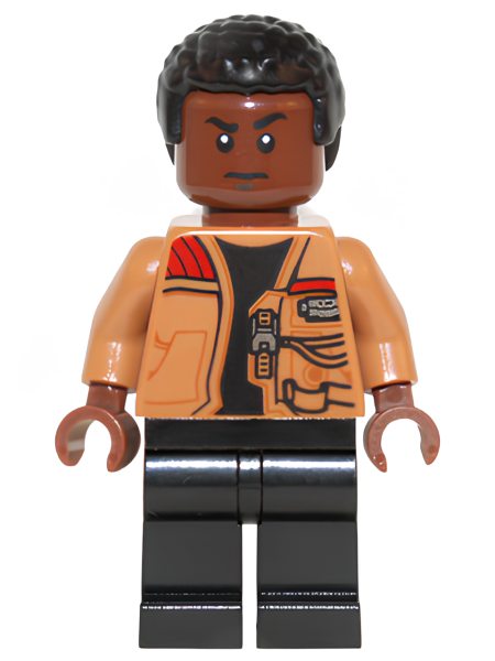 Минифигурка Lego Finn - Medium Nougat Jacket, Black Legs sw0676