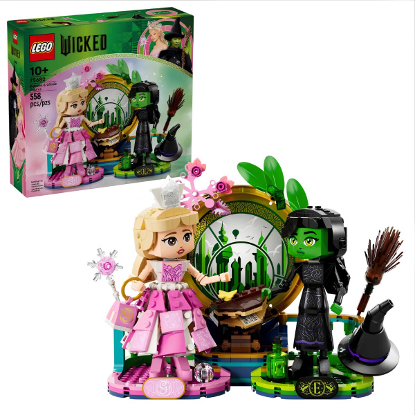 Конструктор LEGO Wicked 75682 Фигурки Эльфабы и Глинды