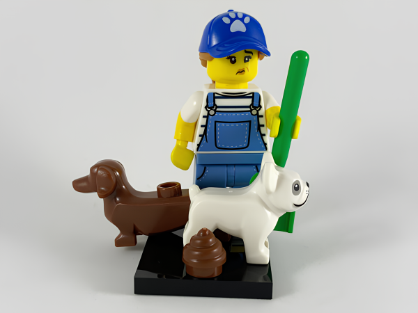 Минифигурка Lego Collectible Dog Sitter, Series 19 col19-9 U