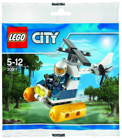 Конструктор LEGO City 30311 Полицейский гидровертолет
