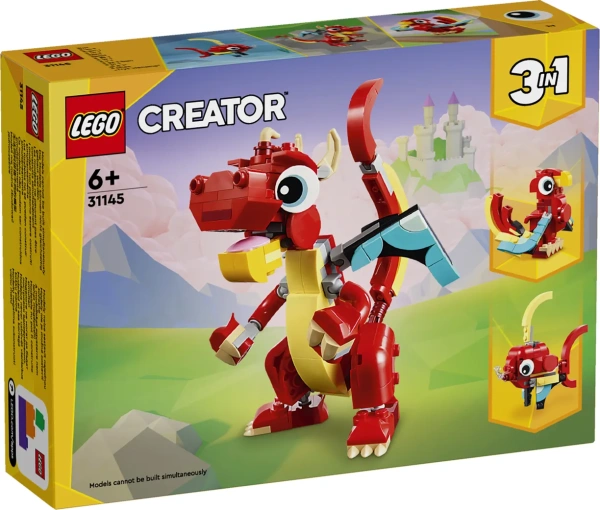 Конструктор LEGO Creator 31145 Красный дракон 3 в 1