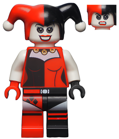 Минифигурка Lego Harley Quinn - White Arms sh199