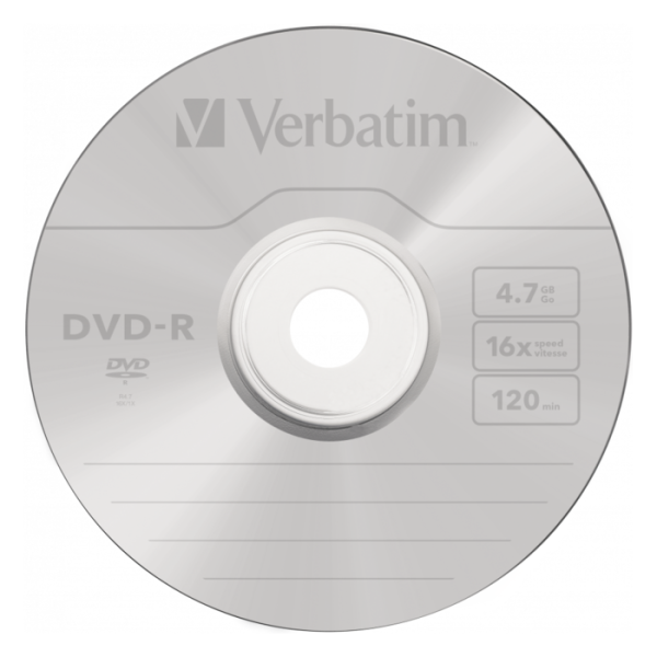 Диск DVD-R Verbatim 4.7 Gb 16x 1шт