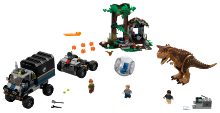 Конструктор LEGO Jurassic World 75929 Побег в гиросфере от Карнотавра Уценка ( без коробки , инструкции )