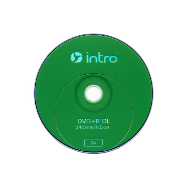 Диск Intro DVD+R DL 8.5 Gb 1шт