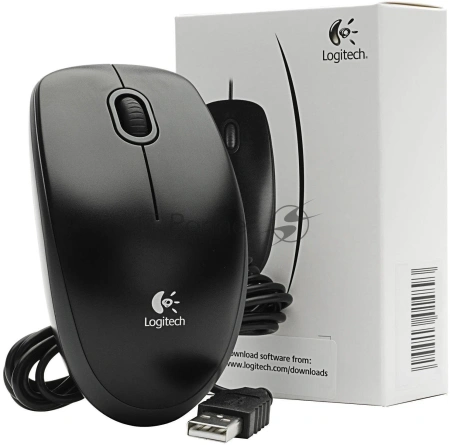 Мышь Logitech B100 USB 910-003357