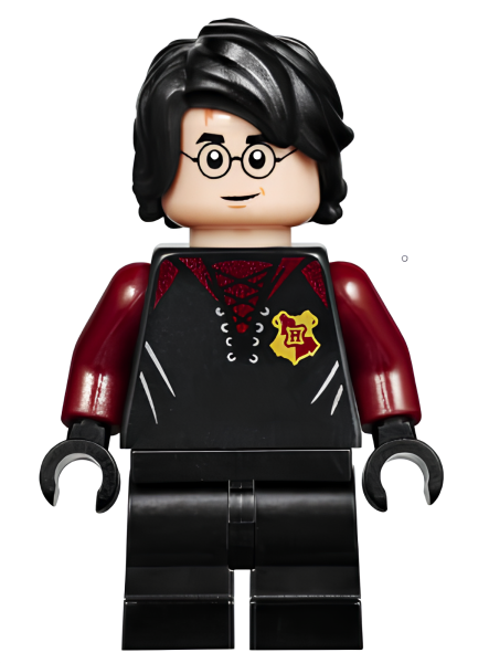 Минифигурка Lego Harry Potter - Black and Dark Red Uniform, Medium Legs hp176