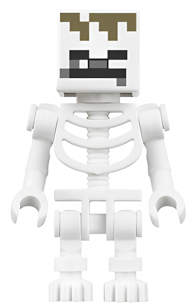 Минифигурка Lego Skeleton, Minecraft Dungeons min102 U